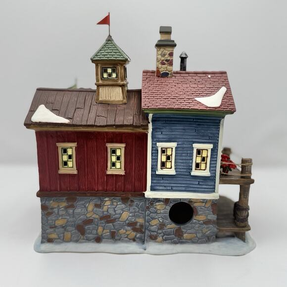 Harborside Village Deluxe Lighted House Old Nautical Wares Celebrations - Picture 7 of 10